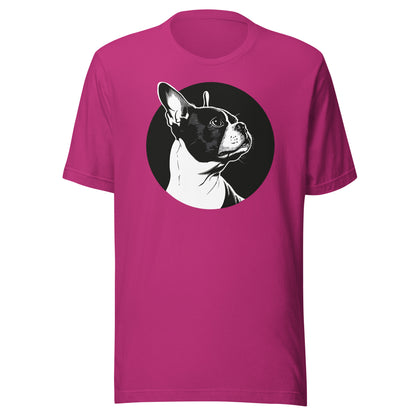 Boston Terrier Dog [00313] T-Shirt Unisex Basic