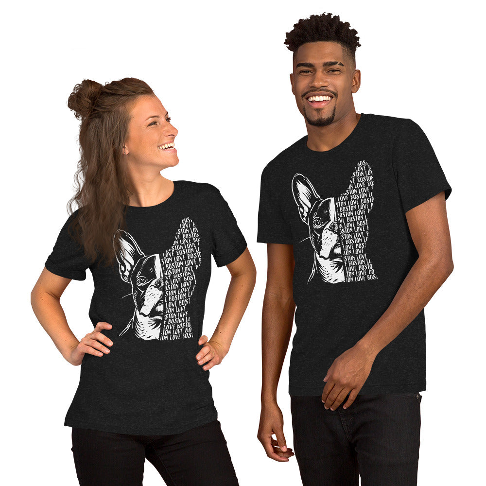 Boston Terrier Dog [00318] T-Shirt Unisex Basic