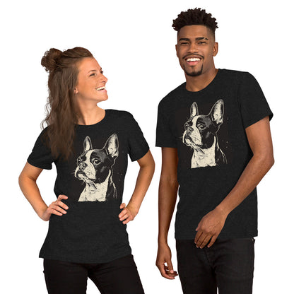 Boston Terrier Dog [00312] T-Shirt Unisex Basic