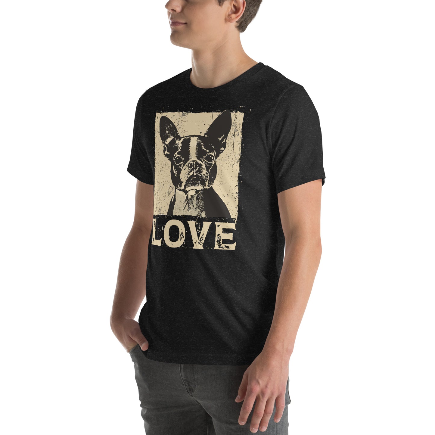 Boston Terrier Dog [00311] T-Shirt Unisex Basic