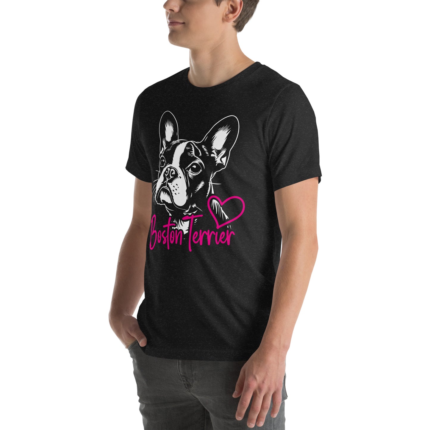 Boston Terrier Dog [00308] T-Shirt Unisex Basic