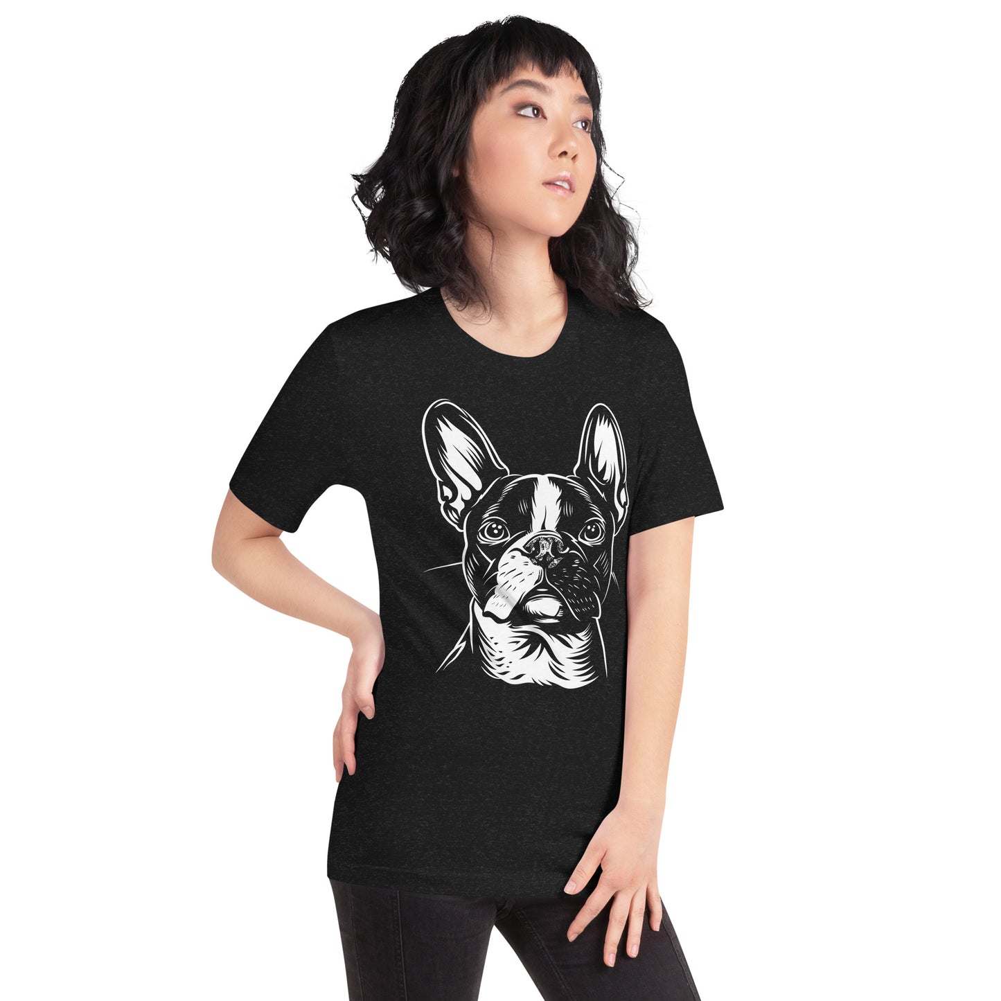 Boston Terrier Dog [00318] T-Shirt Unisex Basic