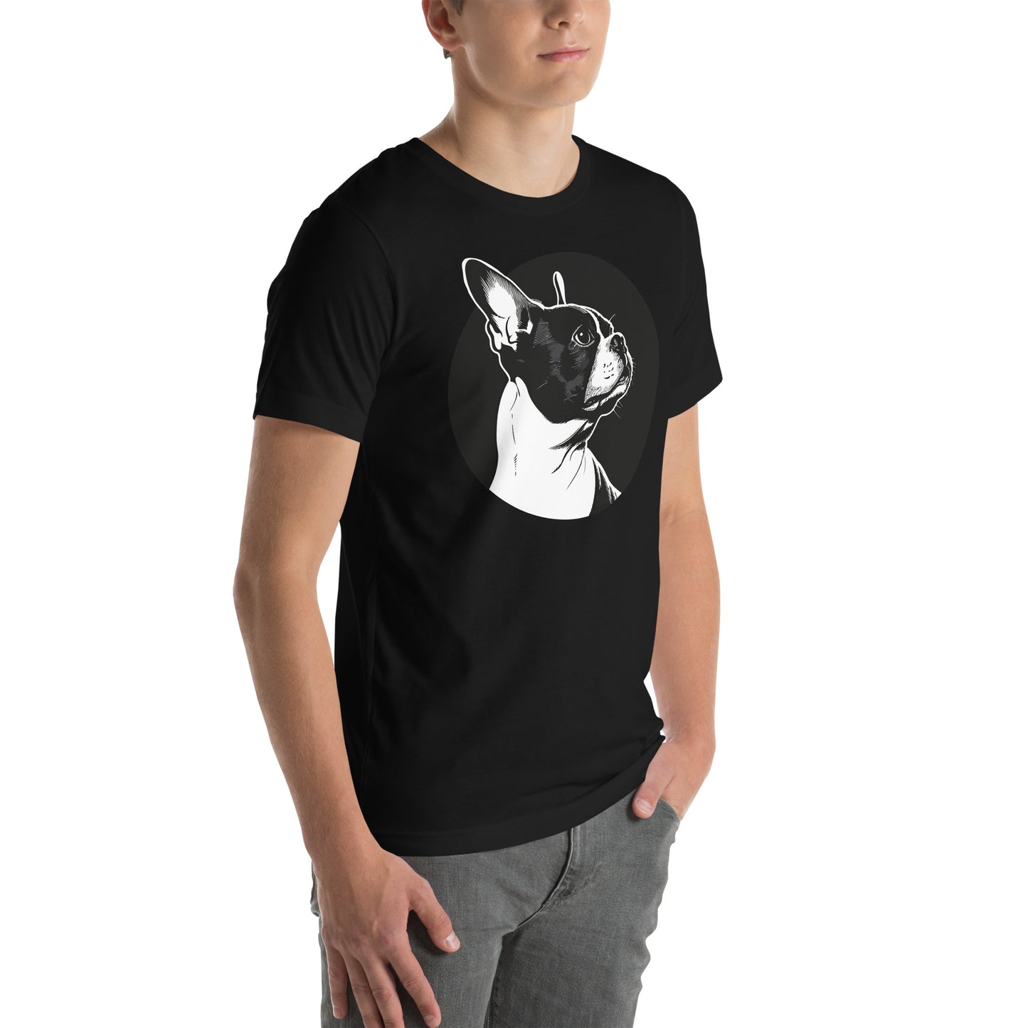 Boston Terrier Dog [00313] T-Shirt Unisex Basic