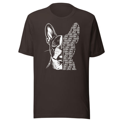 Boston Terrier Dog [00318] T-Shirt Unisex Basic