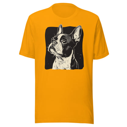 Boston Terrier Dog [00312] T-Shirt Unisex Basic