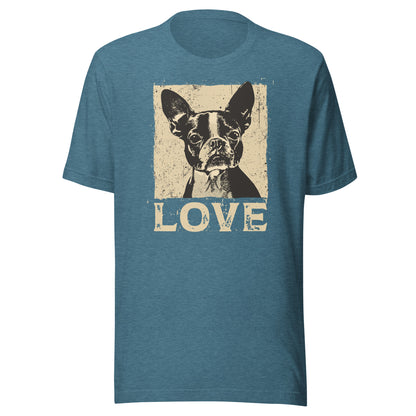 Boston Terrier Dog [00311] T-Shirt Unisex Basic