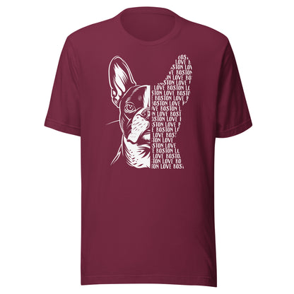 Boston Terrier Dog [00318] T-Shirt Unisex Basic