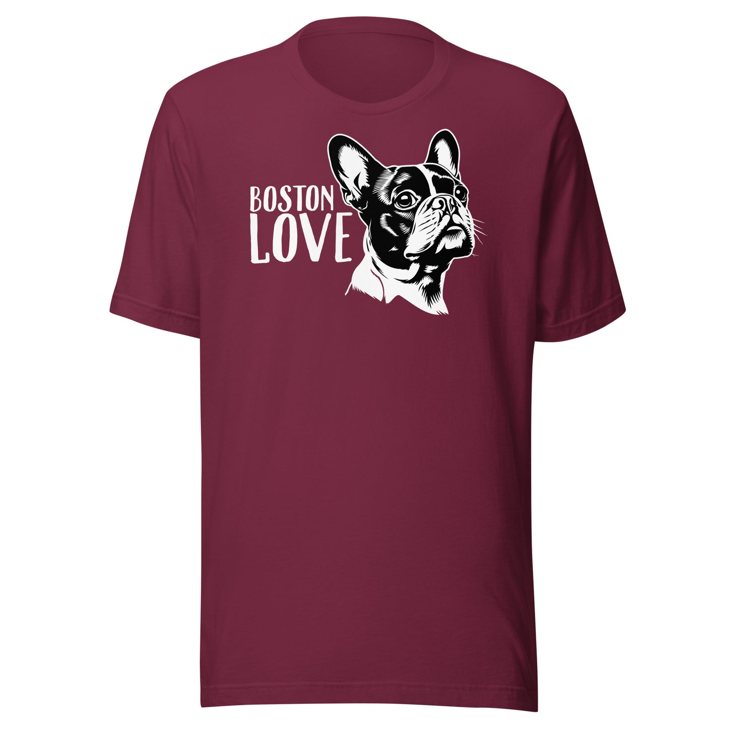 Boston Terrier Dog [00317] T-Shirt Unisex Basic