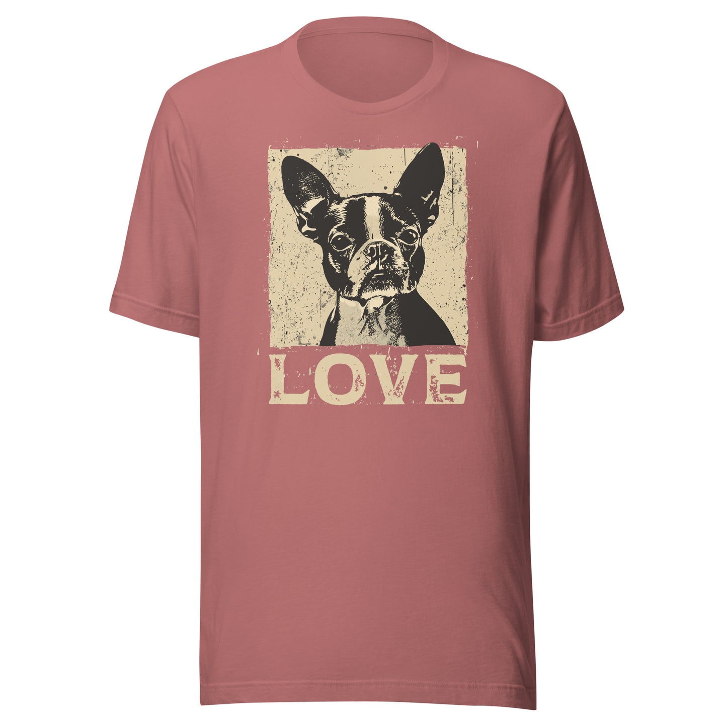 Boston Terrier Dog [00311] T-Shirt Unisex Basic