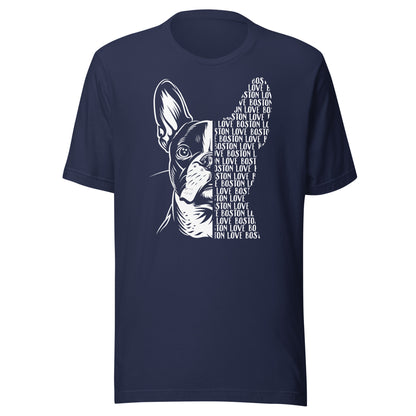 Boston Terrier Dog [00318] T-Shirt Unisex Basic