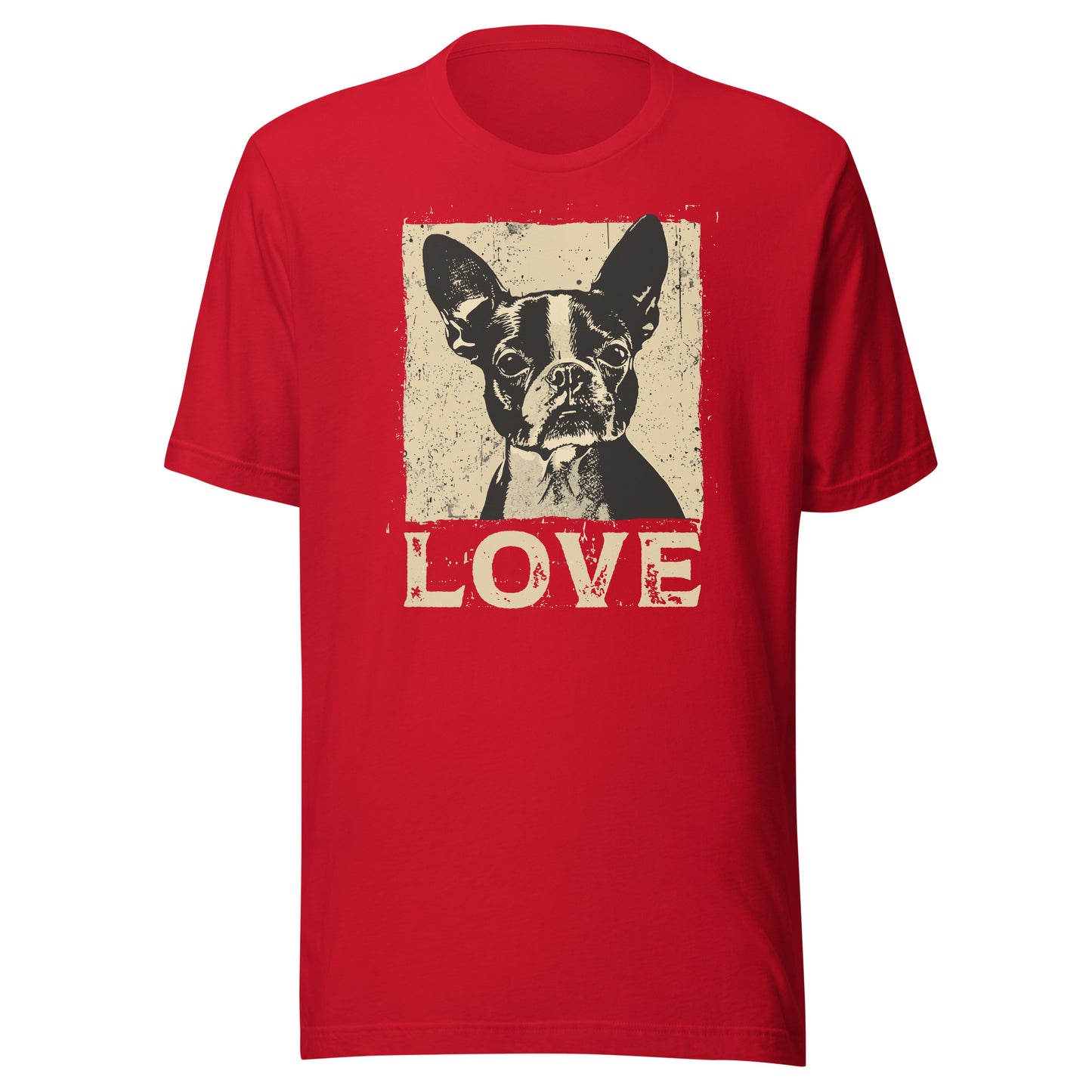 Boston Terrier Dog [00311] T-Shirt Unisex Basic