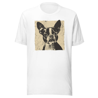 Boston Terrier Dog [00311] T-Shirt Unisex Basic