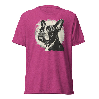 Boston Terrier Dog [00310] T-Shirt Unisex Triblend