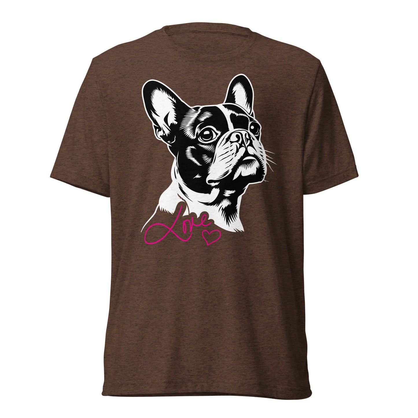 Boston Terrier Dog [00317] T-Shirt Unisex Triblend