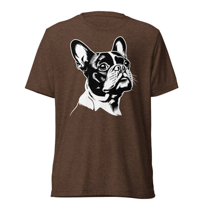 Boston Terrier Dog [00317] T-Shirt Unisex Triblend