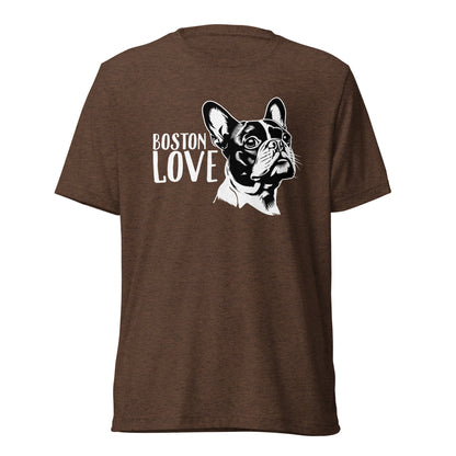 Boston Terrier Dog [00317] T-Shirt Unisex Triblend