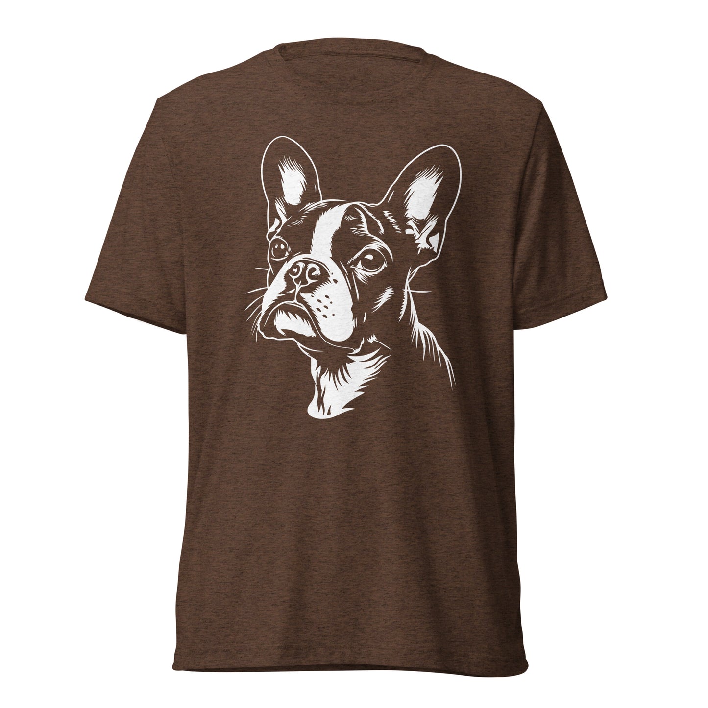 Boston Terrier Dog [00308] T-Shirt Unisex Triblend