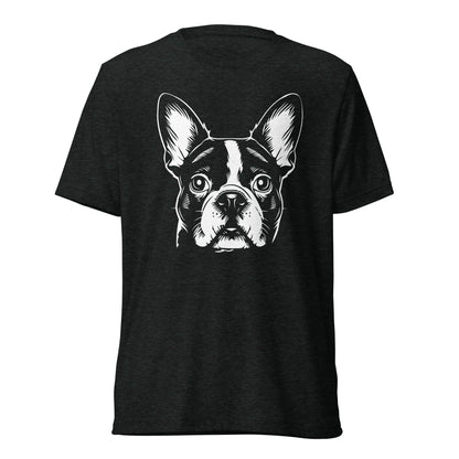 Boston Terrier Dog [00316] T-Shirt Unisex Triblend