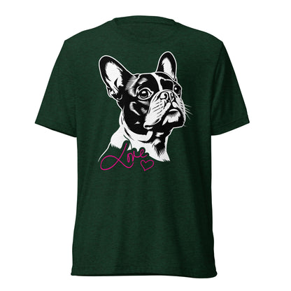 Boston Terrier Dog [00317] T-Shirt Unisex Triblend