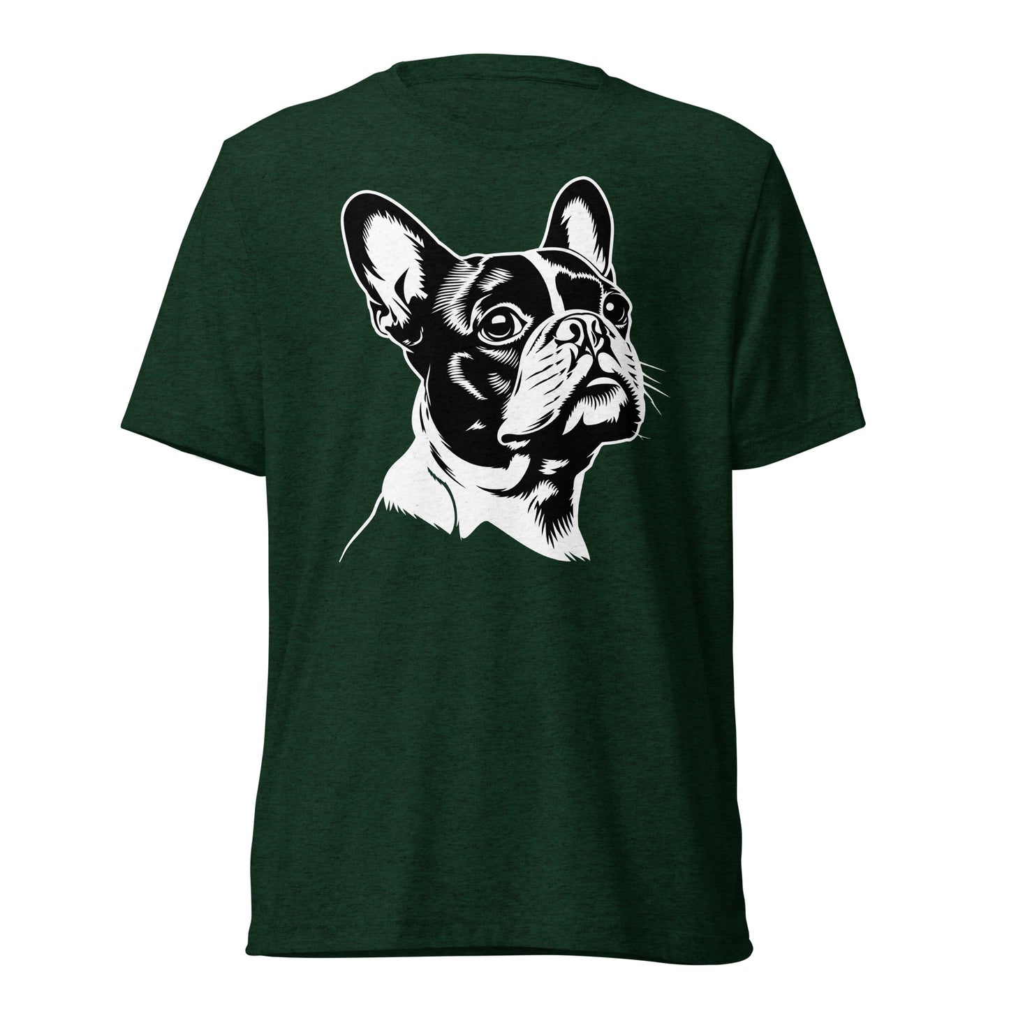 Boston Terrier Dog [00317] T-Shirt Unisex Triblend