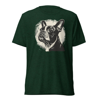 Boston Terrier Dog [00310] T-Shirt Unisex Triblend