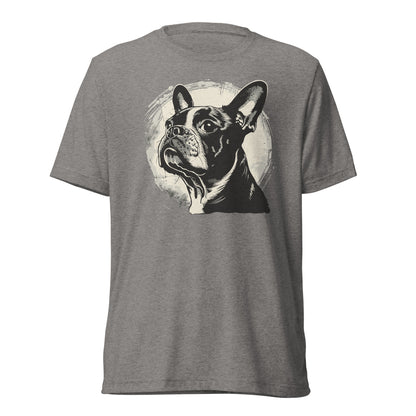 Boston Terrier Dog [00310] T-Shirt Unisex Triblend