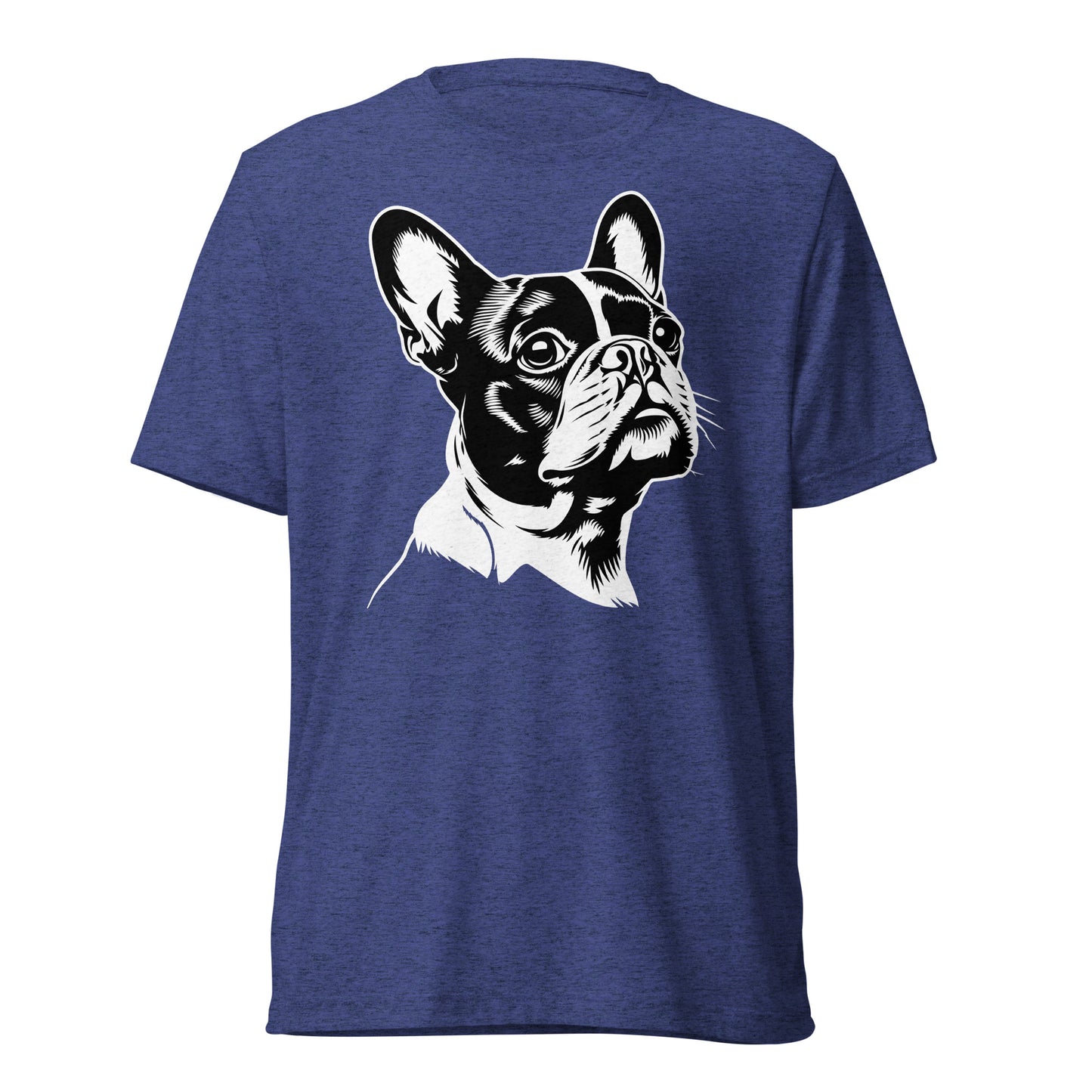 Boston Terrier Dog [00317] T-Shirt Unisex Triblend