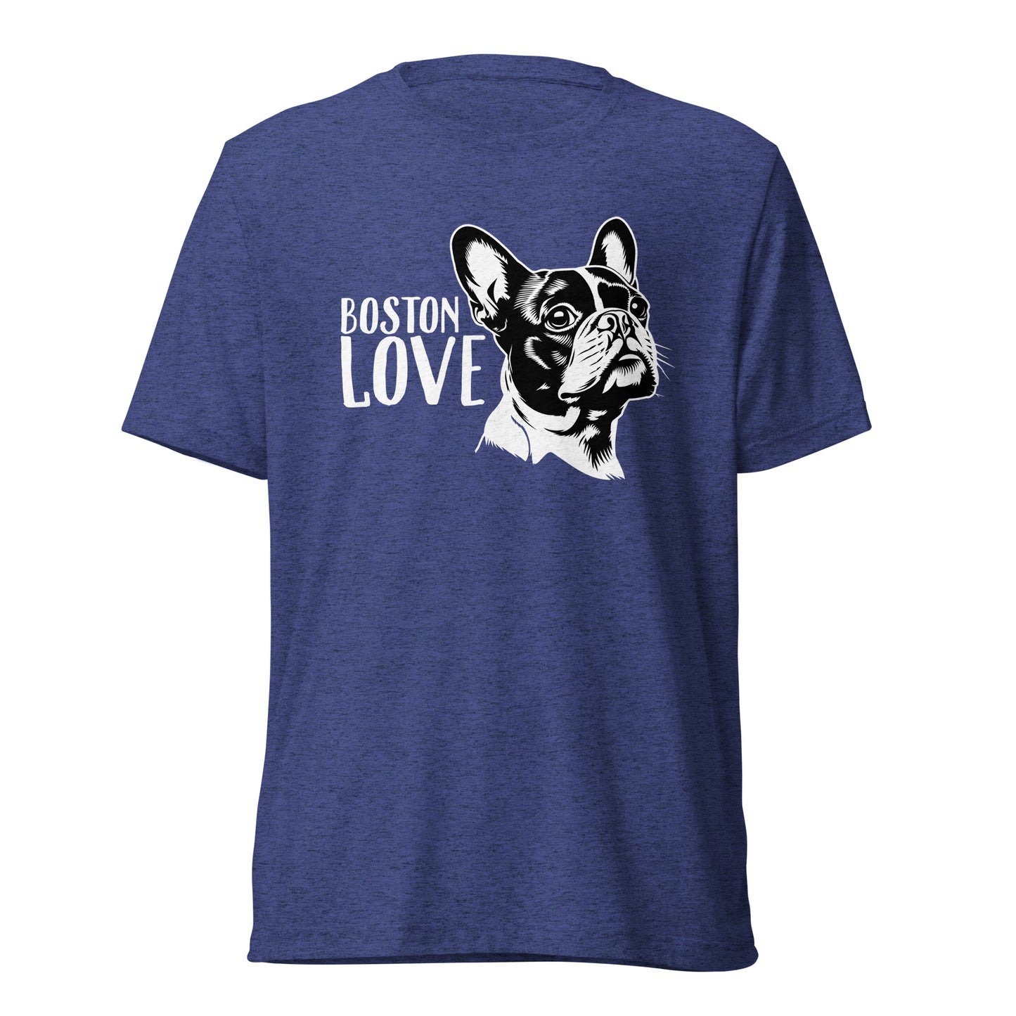 Boston Terrier Dog [00317] T-Shirt Unisex Triblend