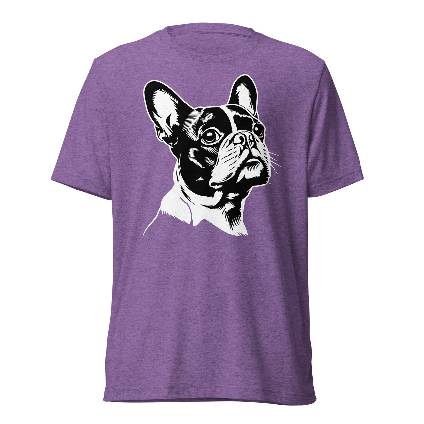 Boston Terrier Dog [00317] T-Shirt Unisex Triblend