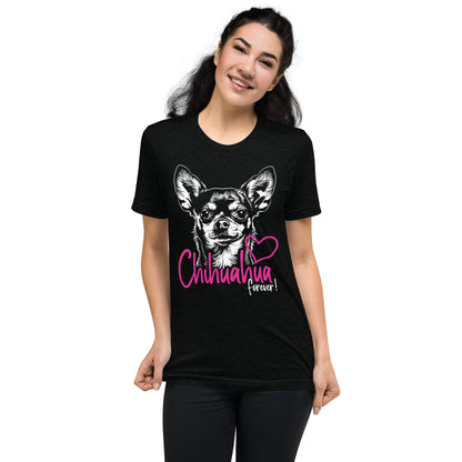 Chihuahuadog forever [00326] T-Shirt Unisex Triblend