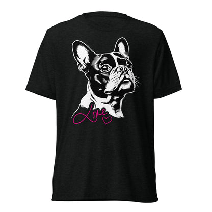 Boston Terrier Dog [00317] T-Shirt Unisex Triblend