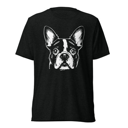 Boston Terrier Dog [00316] T-Shirt Unisex Triblend