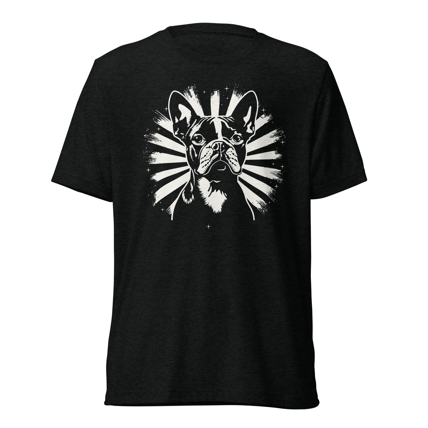 Boston Terrier Dog [00309] T-Shirt Unisex Triblend