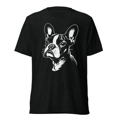 Boston Terrier Dog [00308] T-Shirt Unisex Triblend