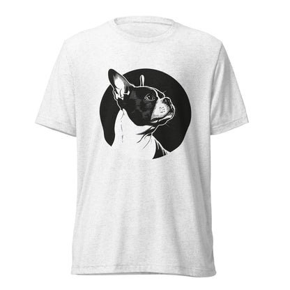 Boston Terrier Dog [00313] T-Shirt Unisex Triblend