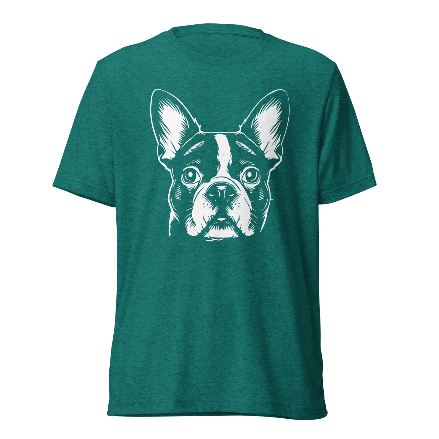 Boston Terrier Dog [00316] T-Shirt Unisex Triblend