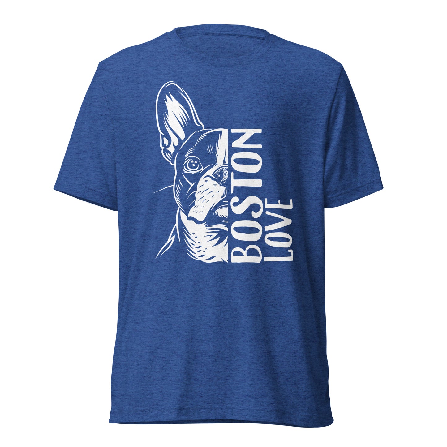 Boston Terrier Dog [00318] T-Shirt Unisex Triblend