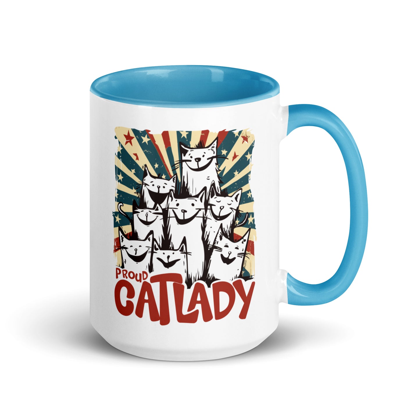 Katzenliebe - Stolze Katzenlady [00333] Tasse