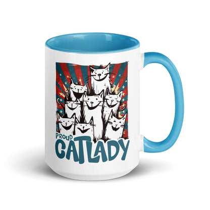 Katzenliebe - Stolze Katzenlady [00333] Tasse