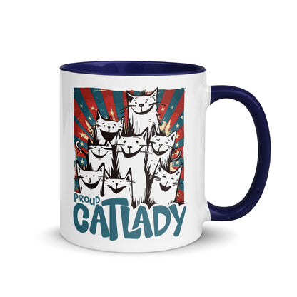 Katzenliebe - Stolze Katzenlady [00333] Tasse