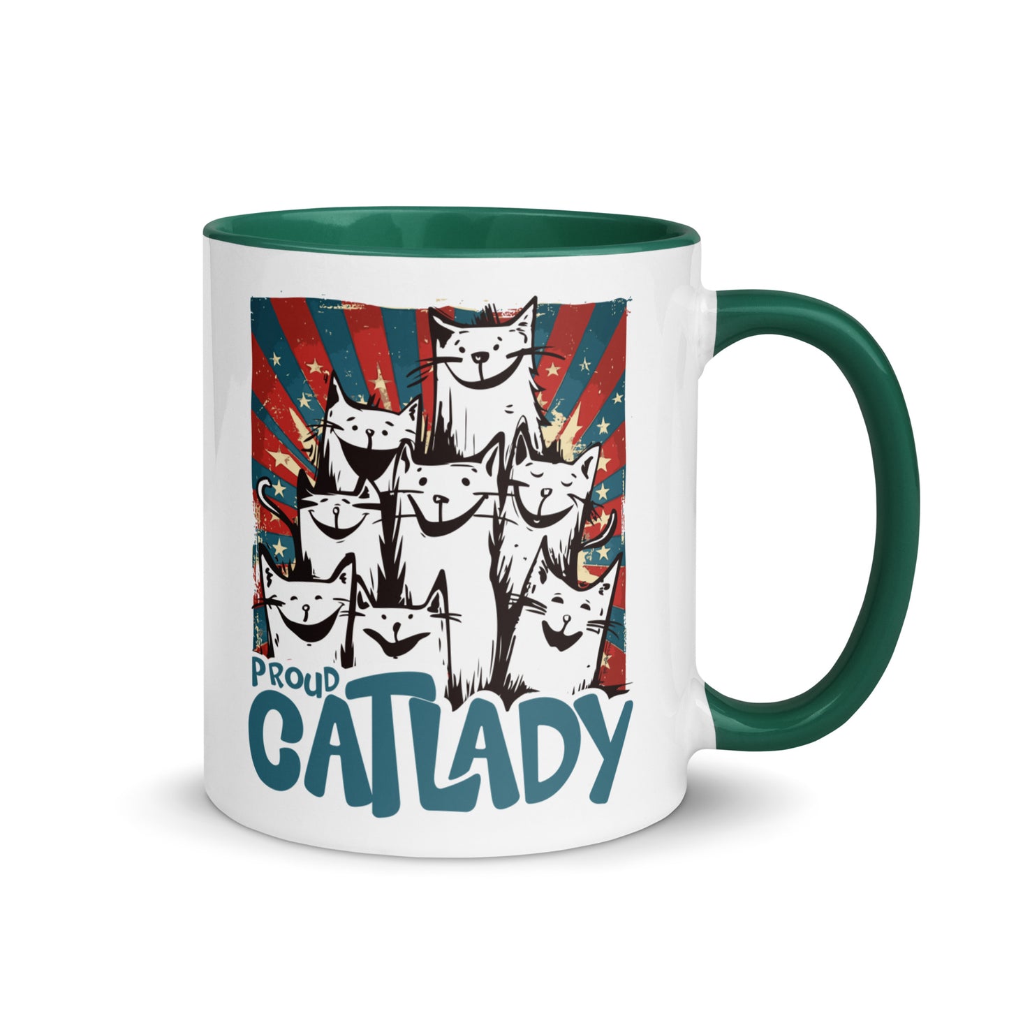 Katzenliebe - Stolze Katzenlady [00333] Tasse