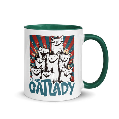 Katzenliebe - Stolze Katzenlady [00333] Tasse