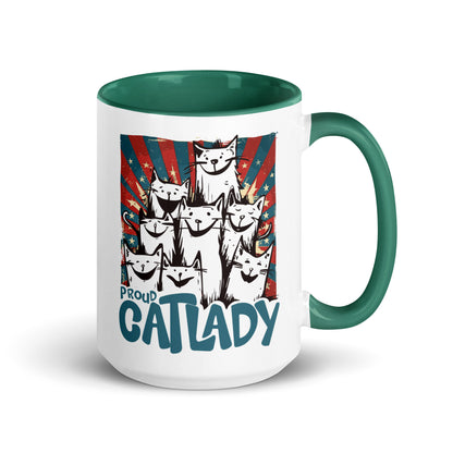 Katzenliebe - Stolze Katzenlady [00333] Tasse