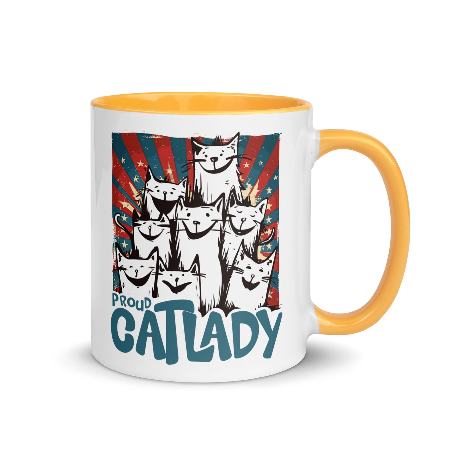 Katzenliebe - Stolze Katzenlady [00333] Tasse