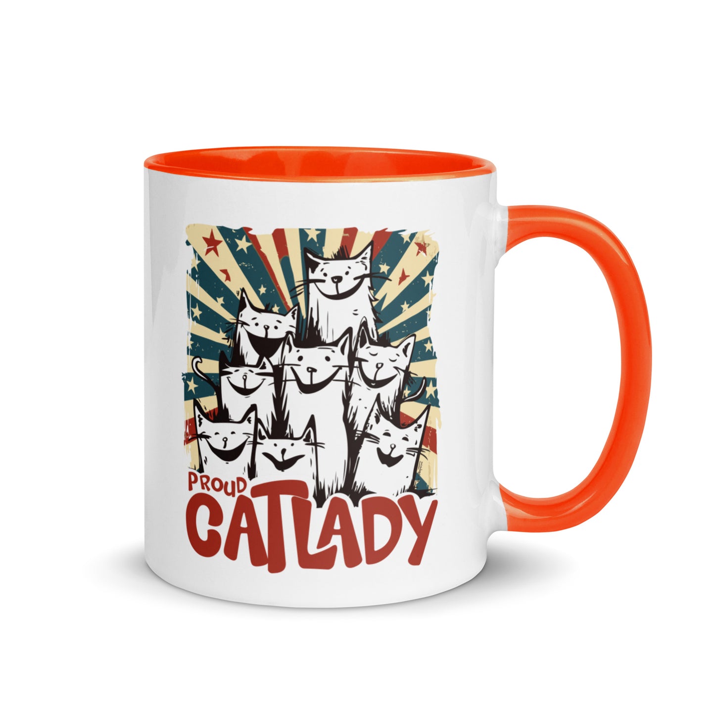 Katzenliebe - Stolze Katzenlady [00333] Tasse