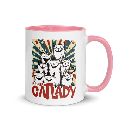 Katzenliebe - Stolze Katzenlady [00333] Tasse