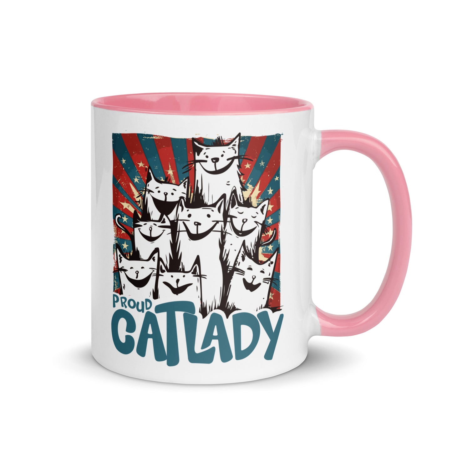 Katzenliebe - Stolze Katzenlady [00333] Tasse