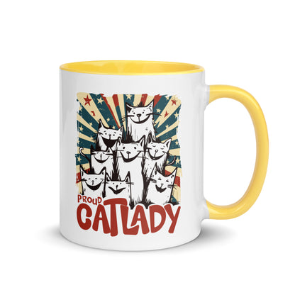 Katzenliebe - Stolze Katzenlady [00333] Tasse