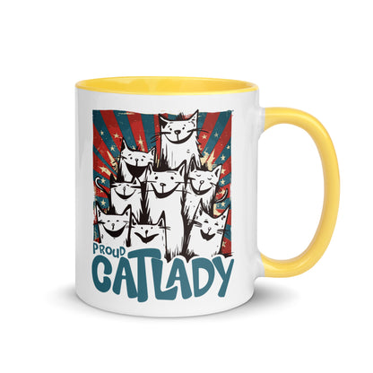 Katzenliebe - Stolze Katzenlady [00333] Tasse