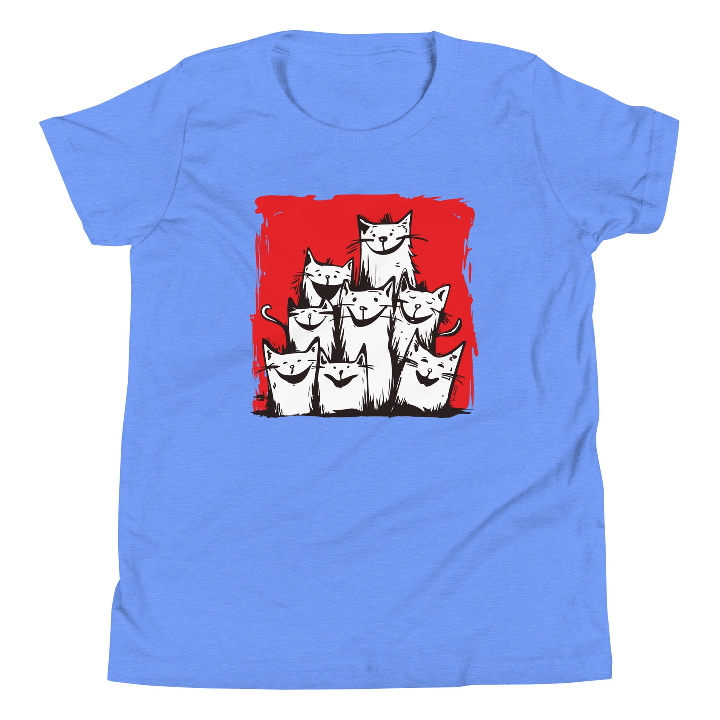 00330 Katzenliebe T-Shirt Jugend Basic